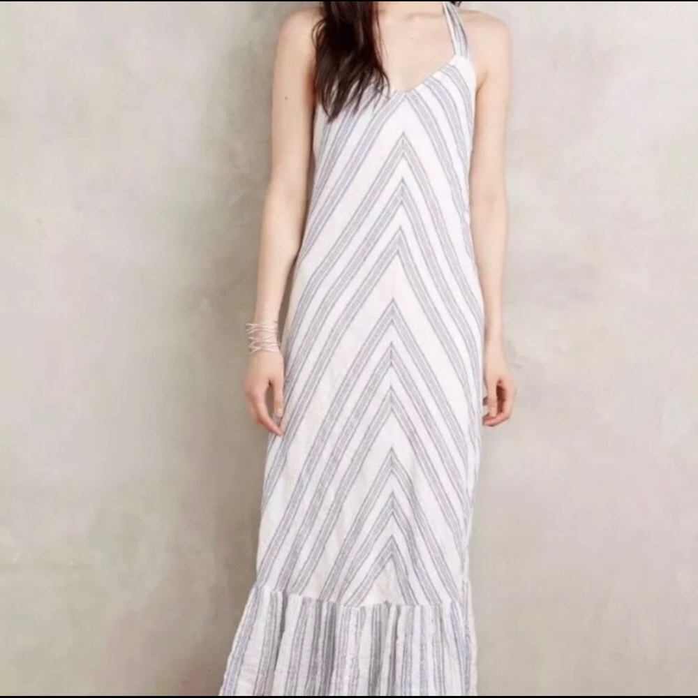 Holding Horses Striped Maxi (Anthro) Medium